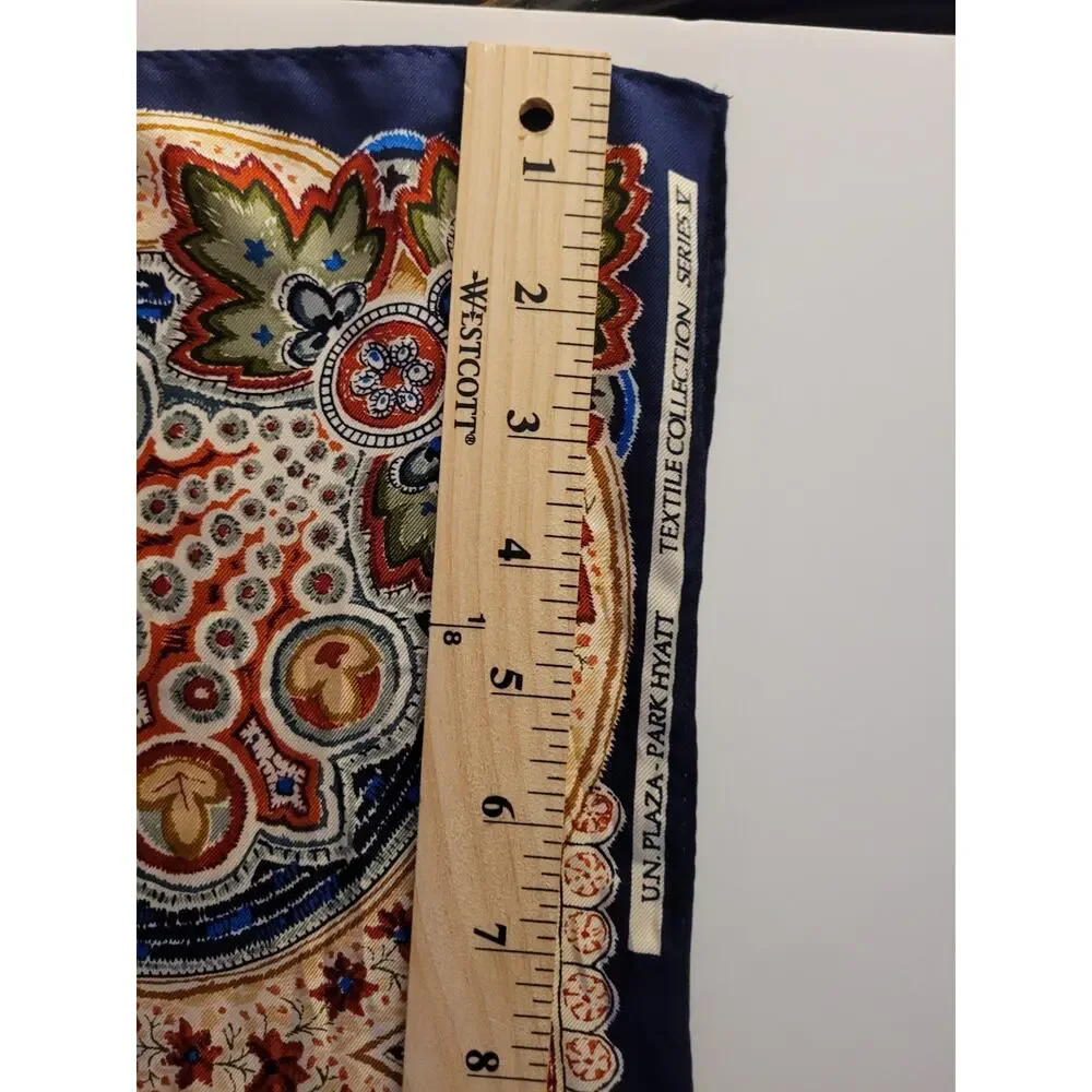 silk scarf women vintage